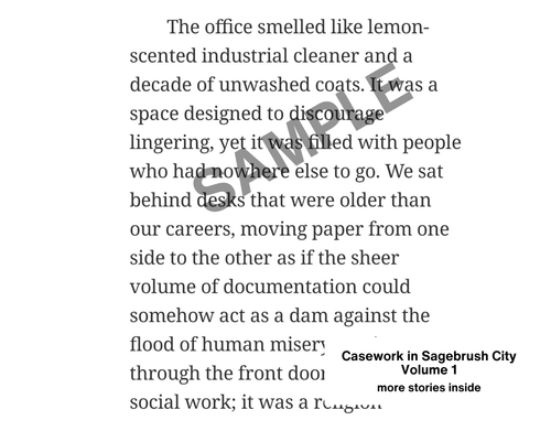 Casework in Sagebrush City vol 1 (instant download epub + pdf)