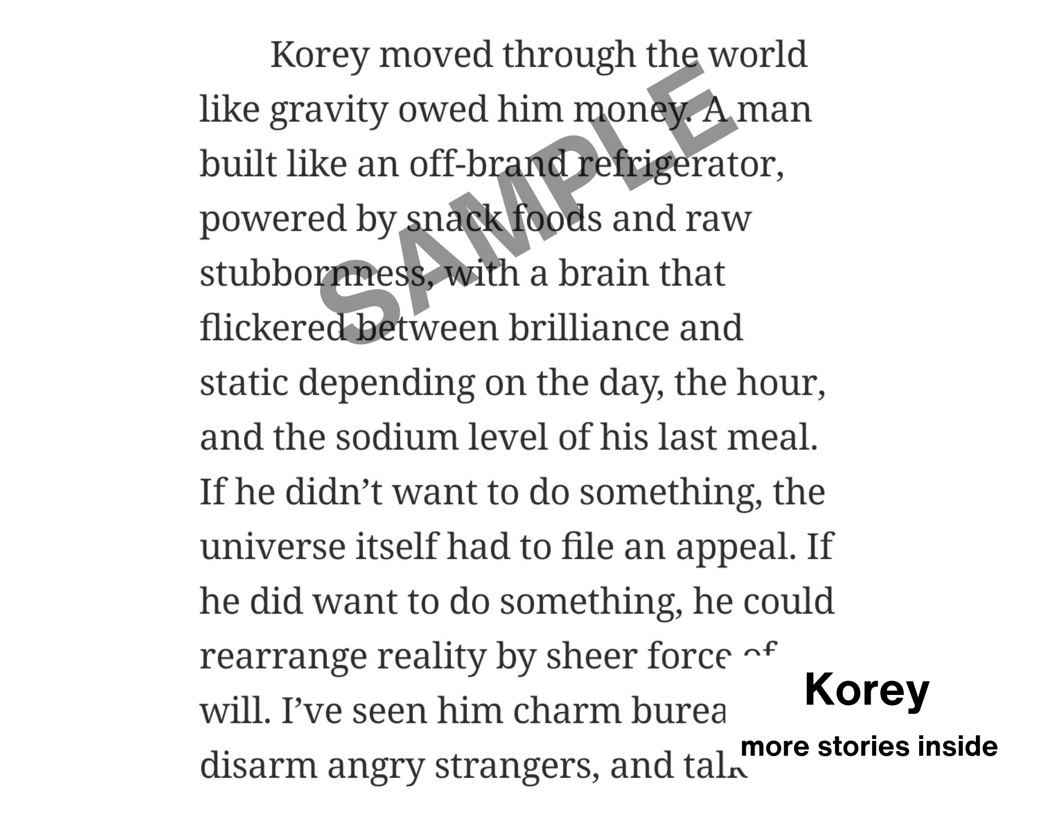 Korey (instant download epub + pdf)